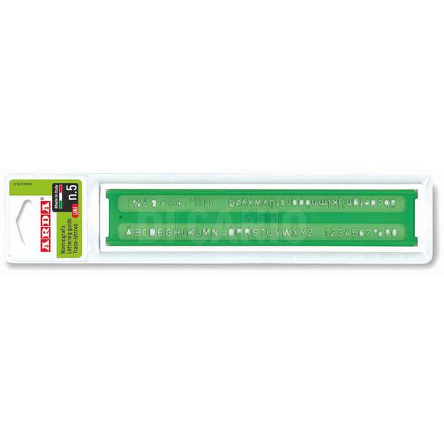 Lettere e cifre n.5 norme uni arda - Principale