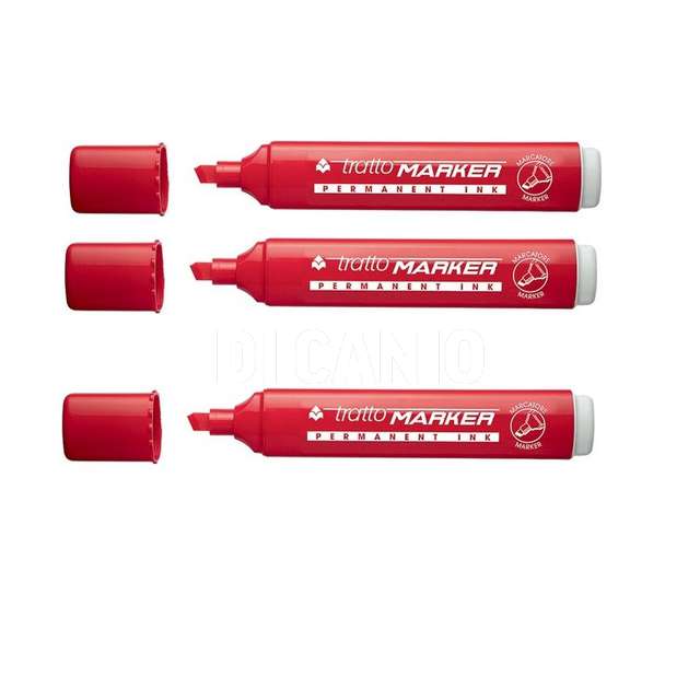 Tratto marker p.scalp rosso in bar.20 pzfila. - Principale