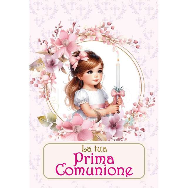 Bigliettino flash card comunione - Principale