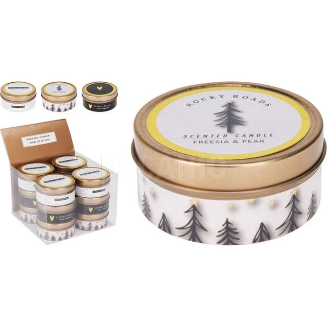 Box latta c/candela 6x3cm 3ass - Principale