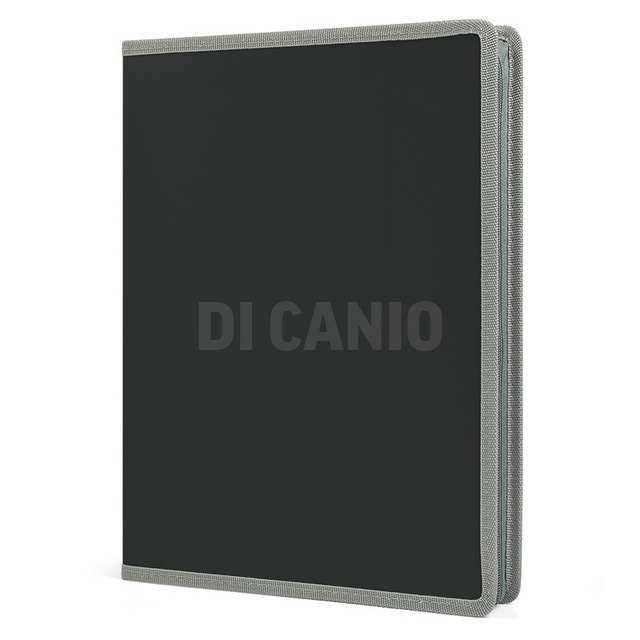 Porta blocco plastica con anelli e cerniera nero lebez - Principale