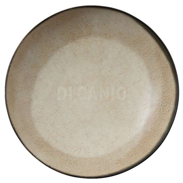 Piatto fondo cm.22 shade matt. earh stoneware - Principale