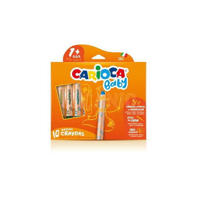 Crayons 10pz baby 3_1 carioca - Principale