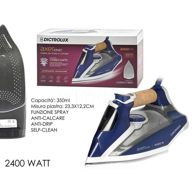 Ferro da stiro 2400 watt accessorio confunzioni - Principale