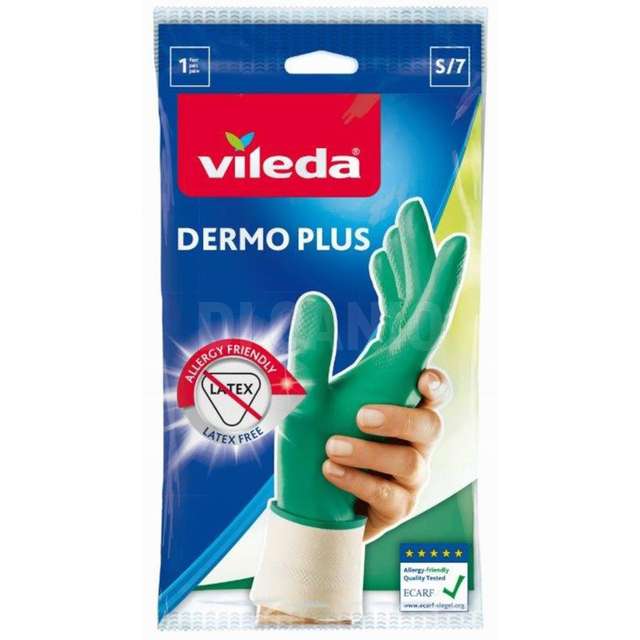 Guanti dermo plus mis. media vileda - Principale