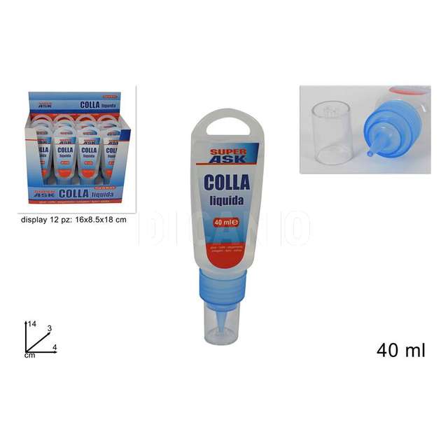 Colla liquida 40 ml display art.a-47 due esse - Principale
