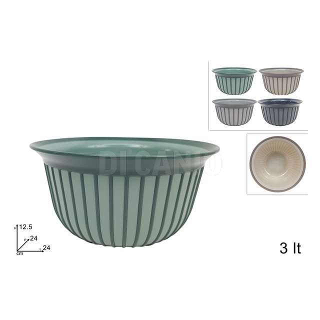 Coppetta plastica lt.3 colori assortiti - Principale