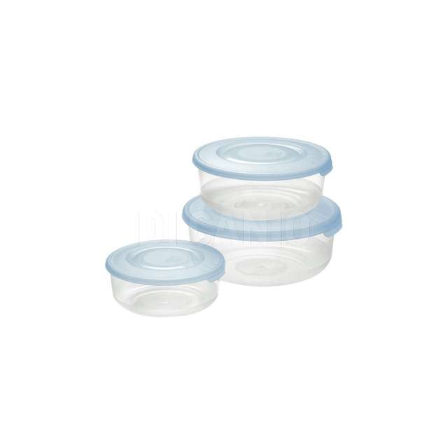 Set 3 frigo box rotondi blu oceano tontarelli - Principale