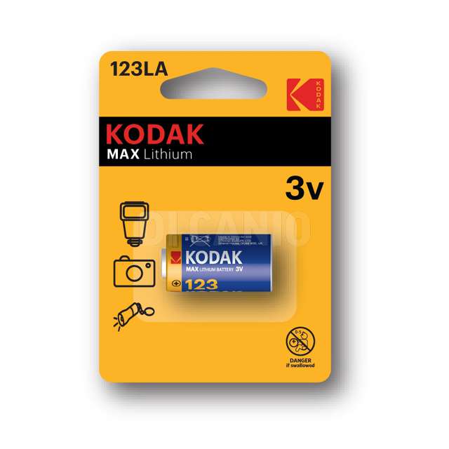 Pila max lithium 123la 3v 1pz kodak - Principale