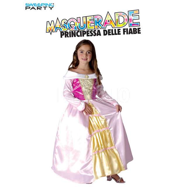 Costume principessa delle fiabe 6-14 ann - Principale