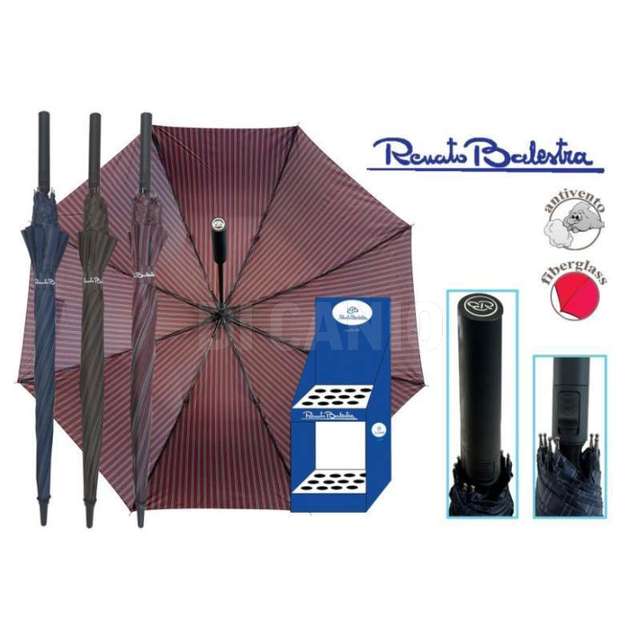 Ombrello golf fusto alluminio fiber renato balestra - Principale