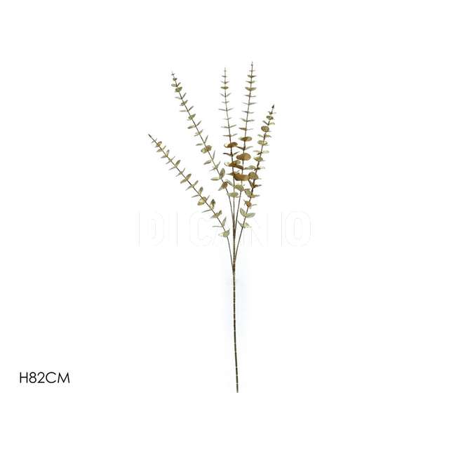 Ramo con foglie h82cm oro - Principale