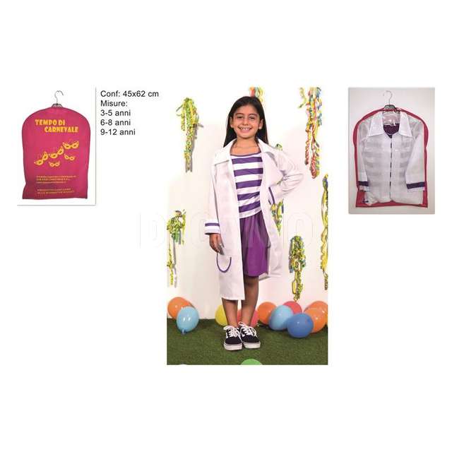 Vestito dottoressa animali bimba 3 misure - Principale