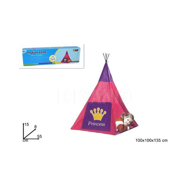 Tenda indiano principessa cm 100x100x135 due esse - Principale