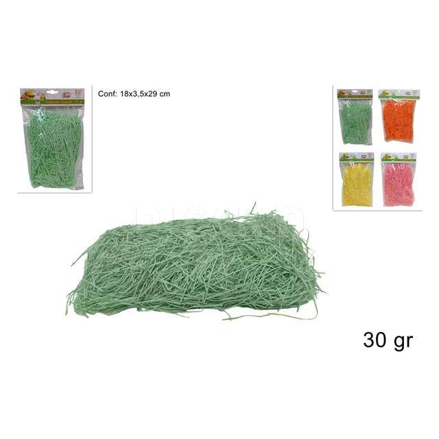 Raffia colorata laminata 30 gr. 4 colori - Principale