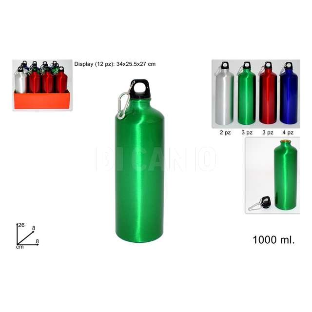 Borraccia 1000ml 4 colori - Principale