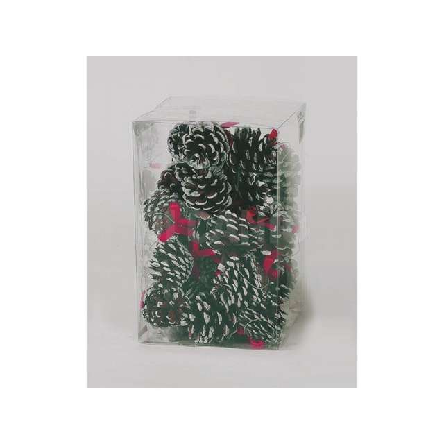 25 pigne punte bianche in cilindro pvc - Principale