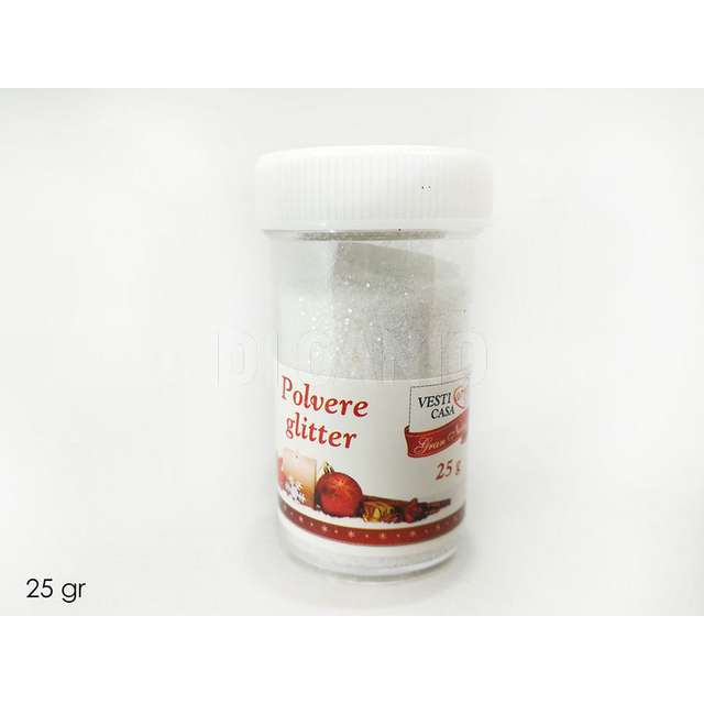 Tubetto polvere 25gr glitt.bianco91616a - Principale