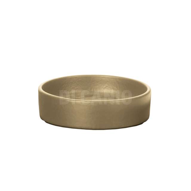 Coppetta tonda etna gold matt cm.12x3.2 - Principale