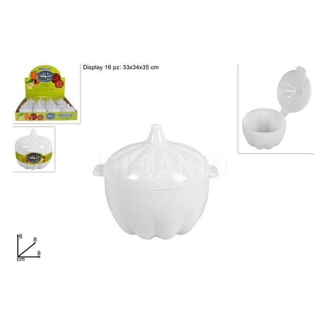Contenitore aglio in display - Principale
