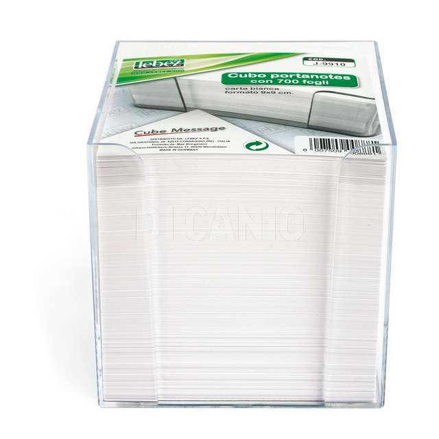 Blocco carta bianca 70 fogli 9x9 lebez - Principale