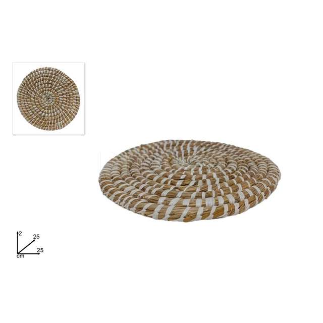 Sottopentola vimini tondo 25 cm - Principale