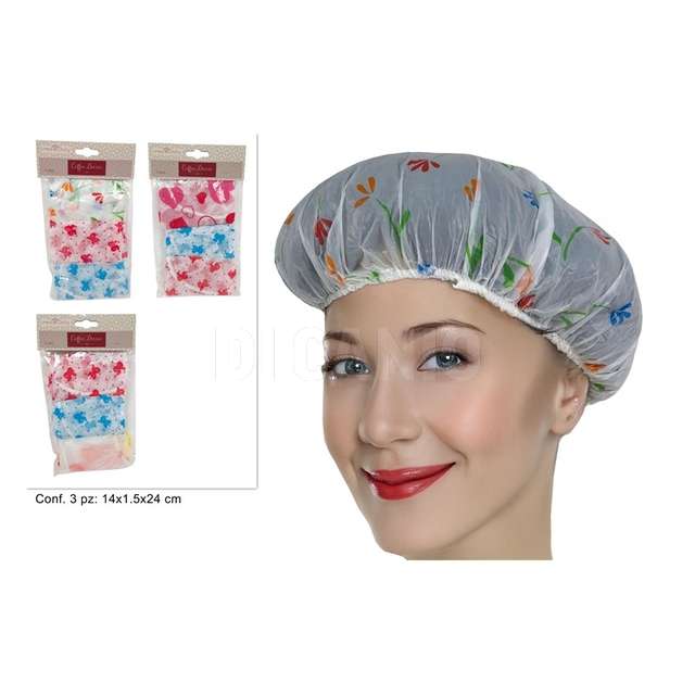 Cuffie doccia set 3 pz.col ass. - Principale