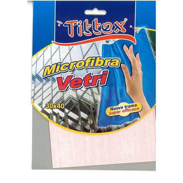 Panni vetro microfibra 30x40 tittex s.m - Principale