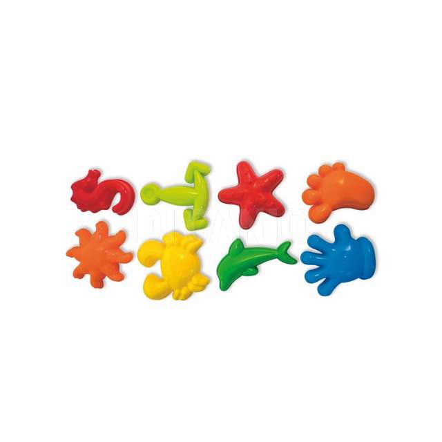 Formina mare plastica varie forme set 8 pz in retina - Principale