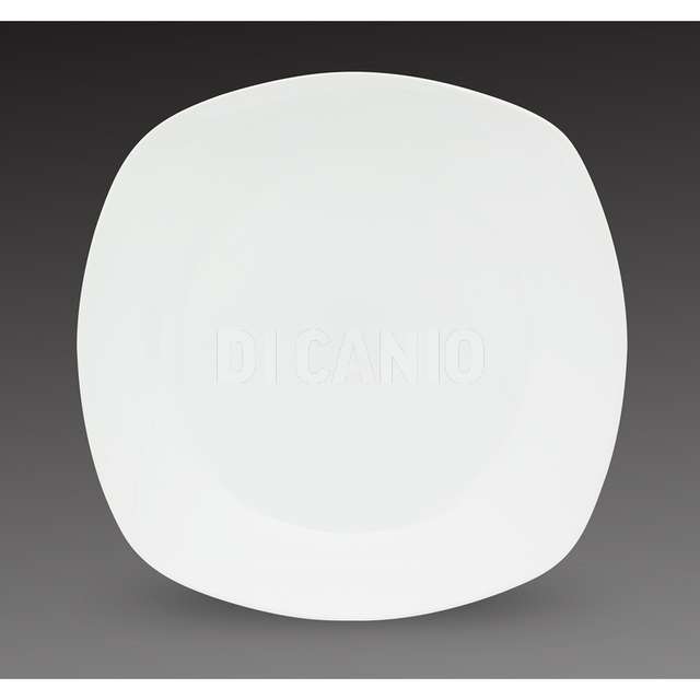 Piatto quadro piano cm.27 bianco zen - Principale