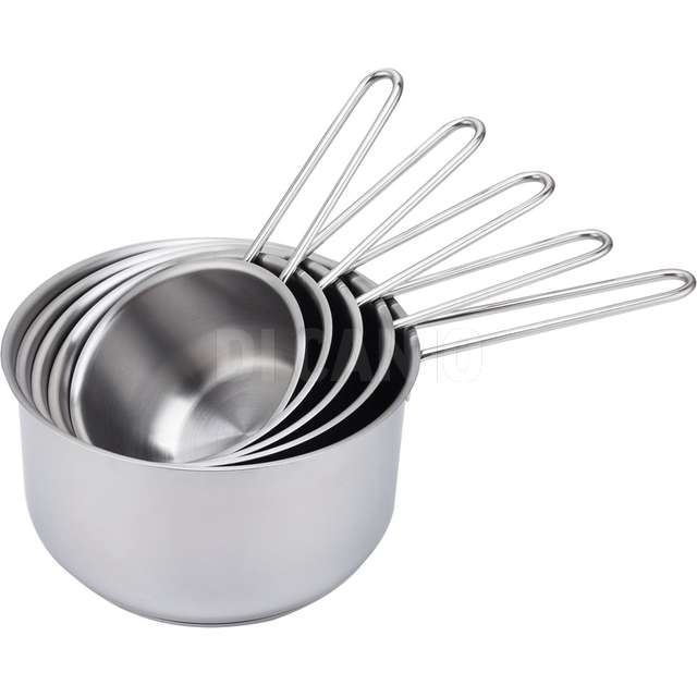 Set 5 casseruole inox 1 manico cm.12/20alessia - Principale