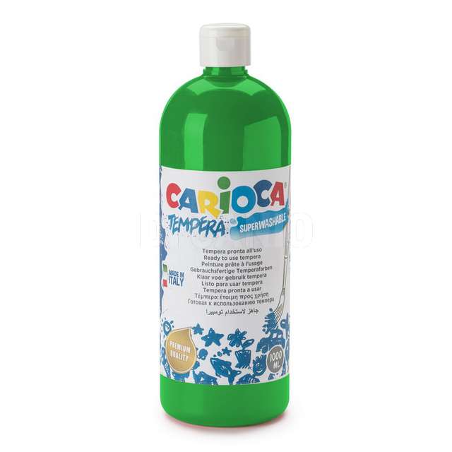 Tempera pronta 1000ml verde brilla carioca - Principale