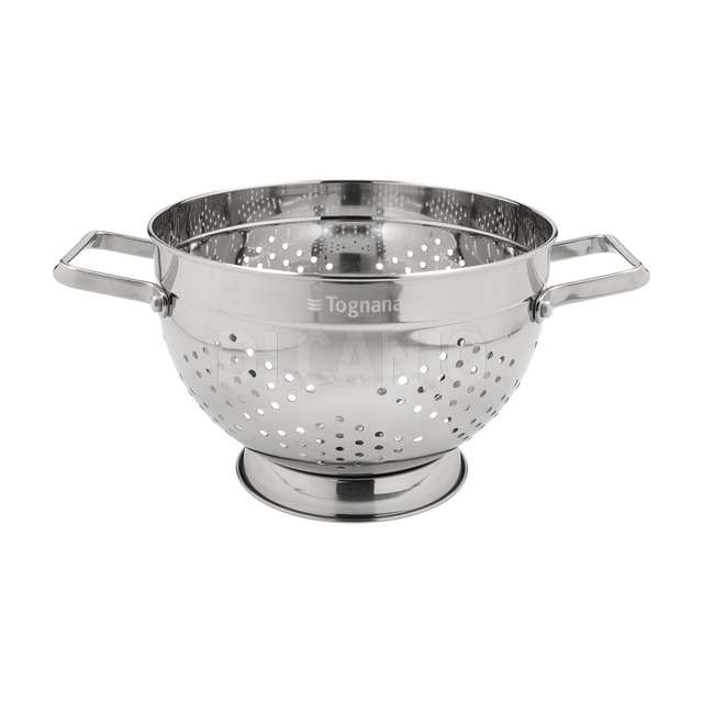 Scolapasta 2 manici cm.22 grancucina iconiqa acciaio - Principale