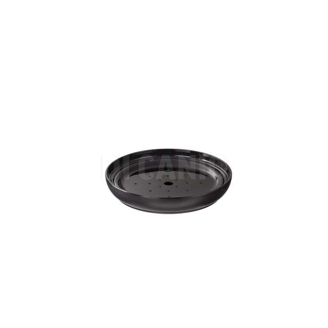 Piatto tondo nero in melamina cm.34x5.3 - Principale