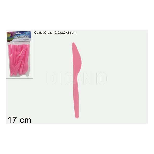 Coltelli plastica 30pz rosa (36_144) due esse - Principale