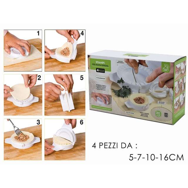 Set 4 stampi per ravioli - Principale