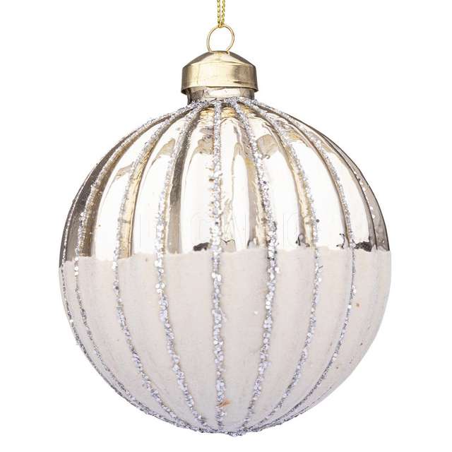 Sfera vetro segment champagne diametro 100 - Principale