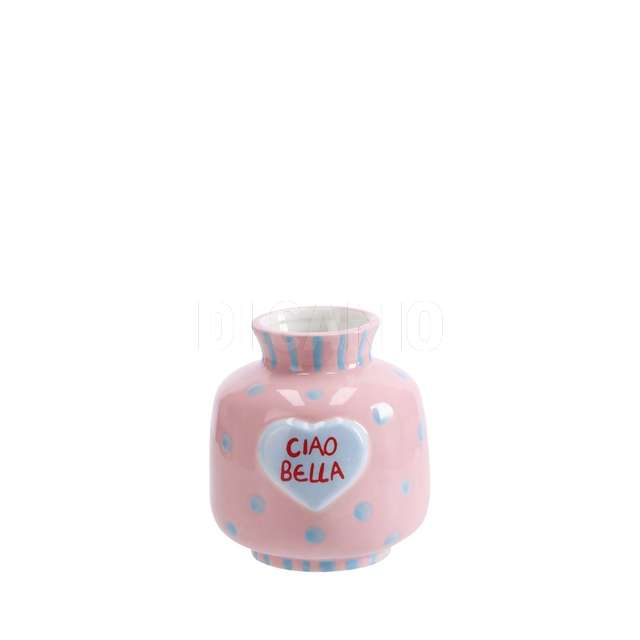 Vaso in ceramica dm.12.5x13.5h - Principale
