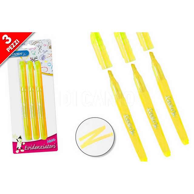 Penne evidenziatore 3pz g.hill 608317 - Principale