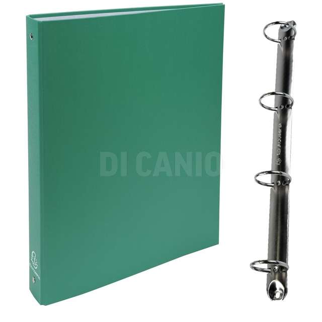 Raccoglitore a4 4 anelli 30 mm verde scuro - Principale