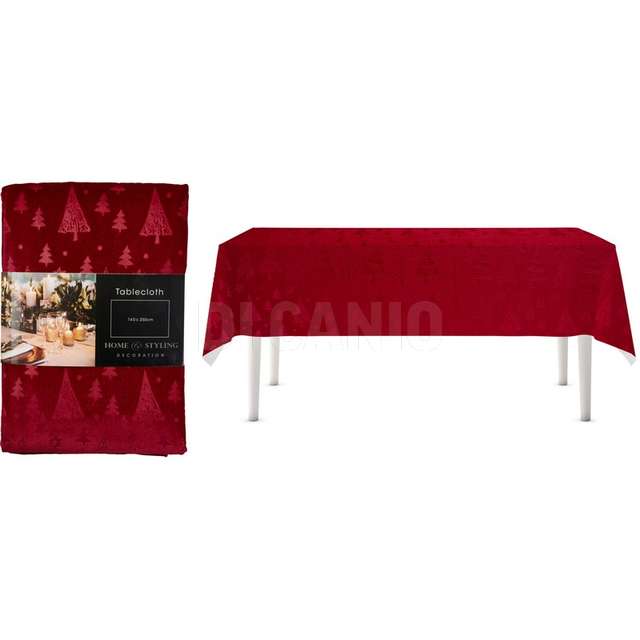 Tovaglia 140x240cm rossa - Principale