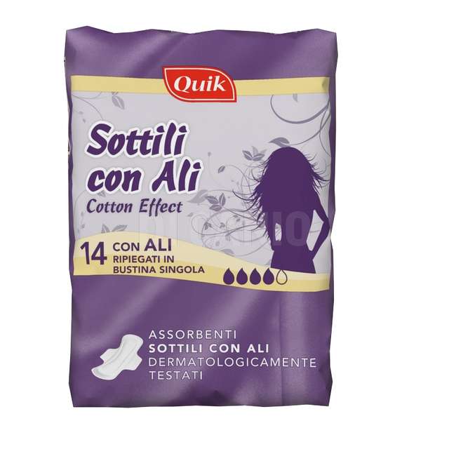 Assorbenti soft dry sing ali quik 14 pz - Principale
