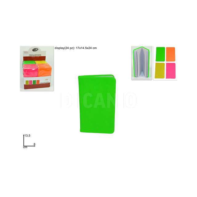 Organizzer fluo 4 colori - Principale