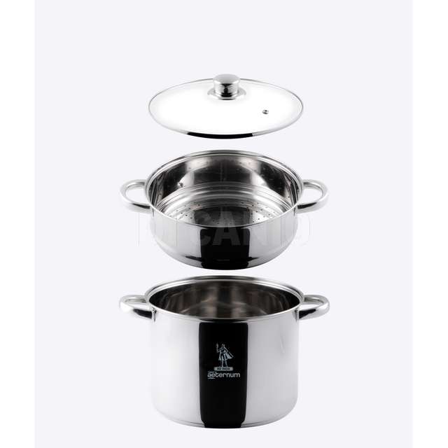 La divina cotture speciali vaporiera cm.22 aeternum bialetti - Principale