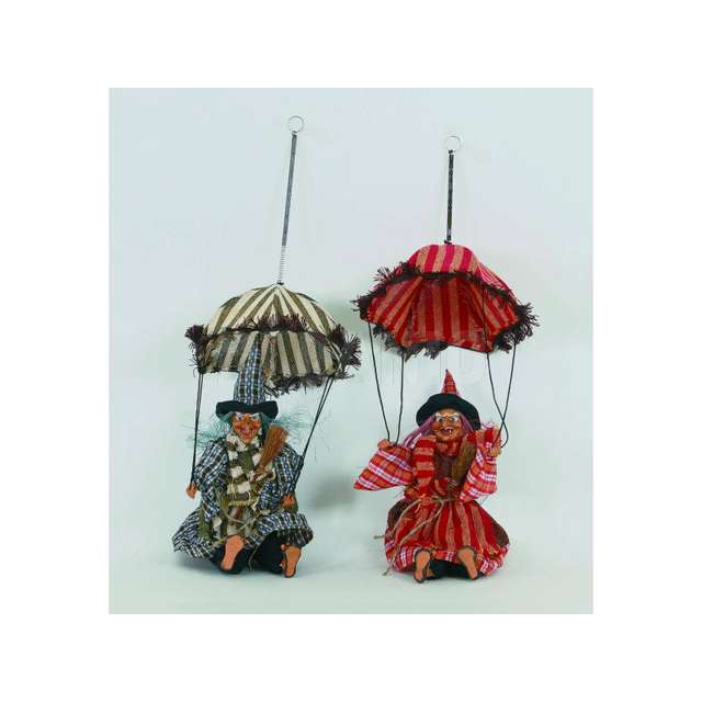 Paracadute righe cm45 con befana cm25sonora cocchi lum. 2mod.ass. - Principale