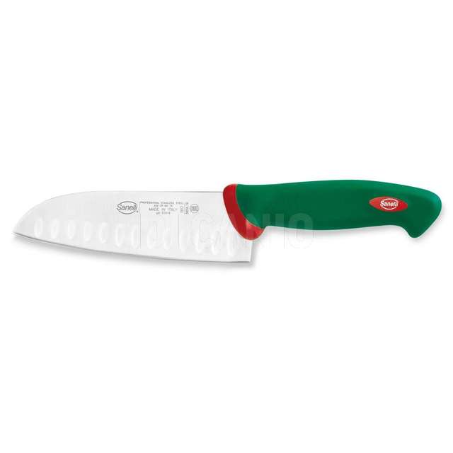 Coltello premana santoku olivato cm.16 sanelli - Principale