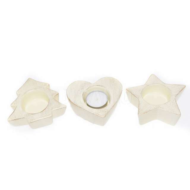 Porta tea-light natalizio in ceramica (cm 11x11x4) ass. mercury 91775 - Principale
