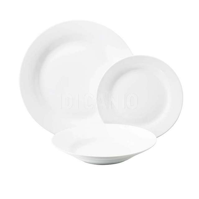 Serv. piatti 18 pz ikebana bianco. - Principale