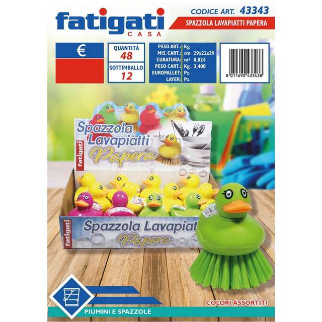 Spazzola lavapiatti papera - Principale