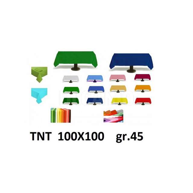 Tovaglia tnt 100x100 bordeaux blue trade - Principale